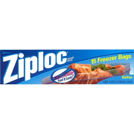 SC Johnson 00389 1 Gallon Freezer Bags 15 Count