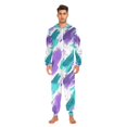 thumbnail image 3 of FORMRS Onesies Pajama for Adults Unisex Hoodie Winter Jumpsuit One Piece Sleepwear, Sizes S-2XL, Green Drawing, 3 of 7