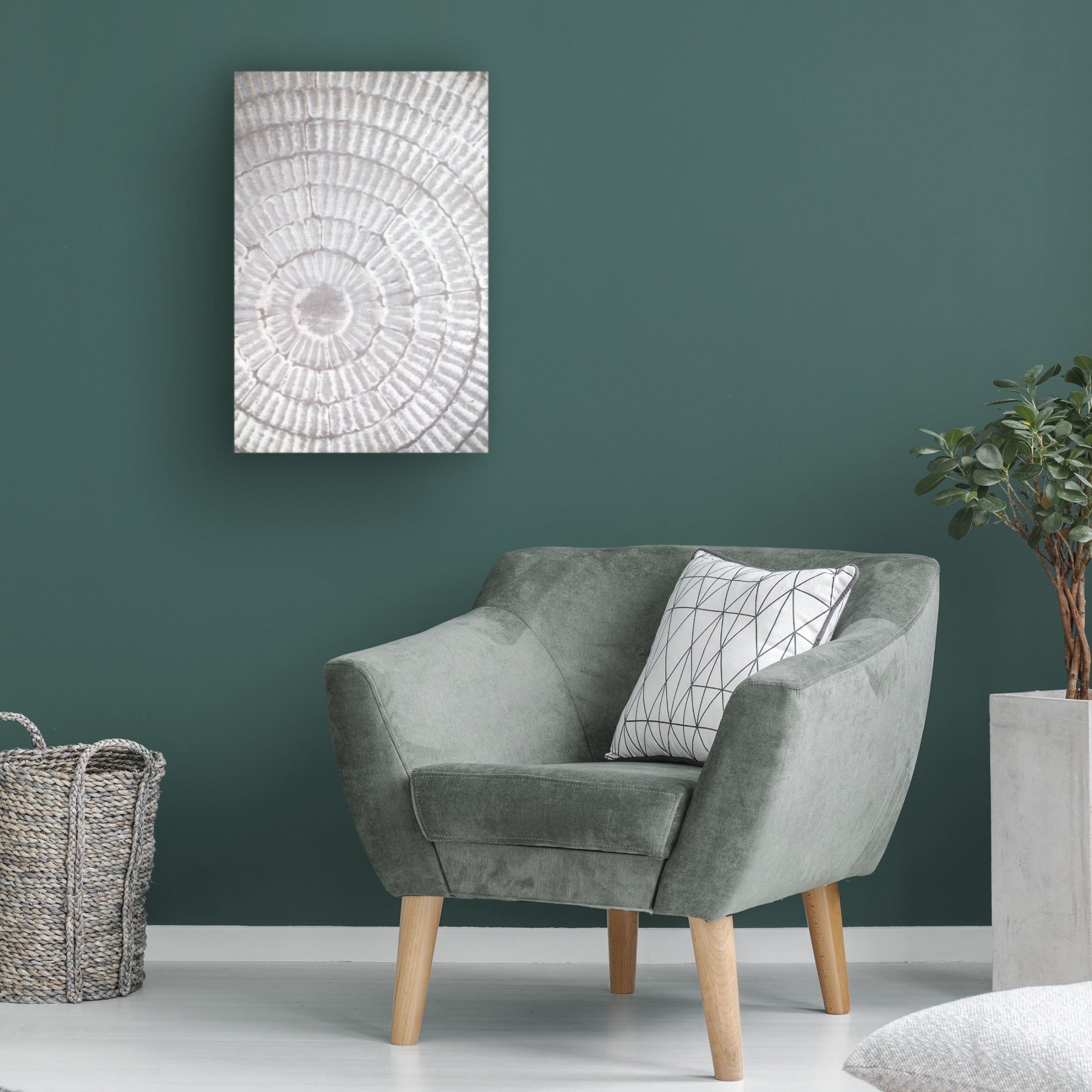 Trademark Fine Art Pictufy Studio Patternplate Grey 1 Canvas Wall Art