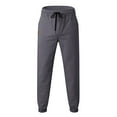 thumbnail image 4 of Men Plus Size Casual Pants Fashion Casual Full Length Pants Men's Lightweight Joggers Pants Trousers Men's Hiking Pants Cargo Pants Mens Pants Trousers Overall Streetwear, 4 of 5