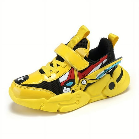 

SHENZHXULIZX Breathable Shock Absorbing Boys Sneakers - Ideal for Outdoor Running and Walking Providing Ultimate Comfort and Support