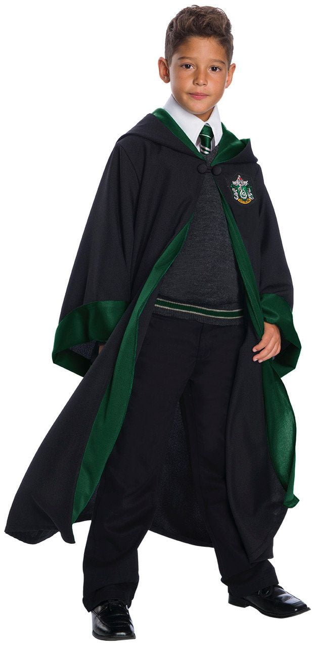 Child's Young Boy's Girl's Slytherin Student Costume 