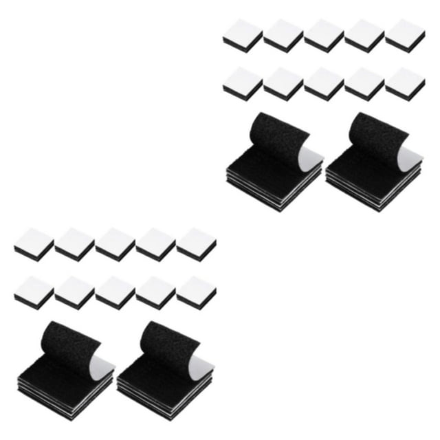 Ruiboury 12pieces Fastener Tape For Sofa Fixing Easy To And Remove Sticky Pads Heavy Duty Sofa Fixing Tape 2Set