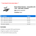thumbnail image 2 of Blower Motor Resistor - Compatible with 1995 - 2002 GMC C3500HD 1996 1997 1998 1999 2000 2001, 2 of 2