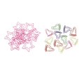 thumbnail image 1 of Clips de papel Cola 24 Colores mezclados metal novedosos divertidos para marcapáginas pequeños, 1 of 8