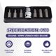 thumbnail image 4 of Juego de 7 Puntas de Destornillador de 1/2" y 3/8" (10 mm) para Destornilladores Estriados Torx Hexagonales RIBE L30 mm S2 0410 (2024), 4 of 8