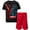 Black / red, variant on Star Wars Stormtrooper Big Boys T-Shirt and Mesh Shorts Outfit Set Little Kid to Big Kid