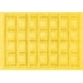 thumbnail image 1 of Ahgly Company Machine Washable Indoor Rectangle Solid Yellow Modern Area Rugs, 5' x 8', 1 of 4