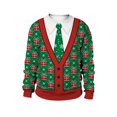 thumbnail image 1 of Autumn Sweatshirts for Men Tracksuit Christmas Party Couple Pullovers O Neck Vintage Warm Men's Winter Hoodie Male Clothing, 1 of 4