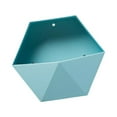 thumbnail image 1 of Transemion Hexagonal Wall Shelf Geometric Storage Rack Shelves Simple Holder Decoration Books Toys Display Organizer Home Decor Sky blue, 1 of 6
