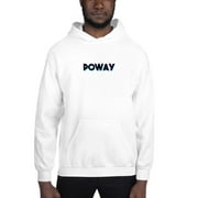 L Tri Color Poway Hoodie Pullover Sweatshirt By Undefined Gifts