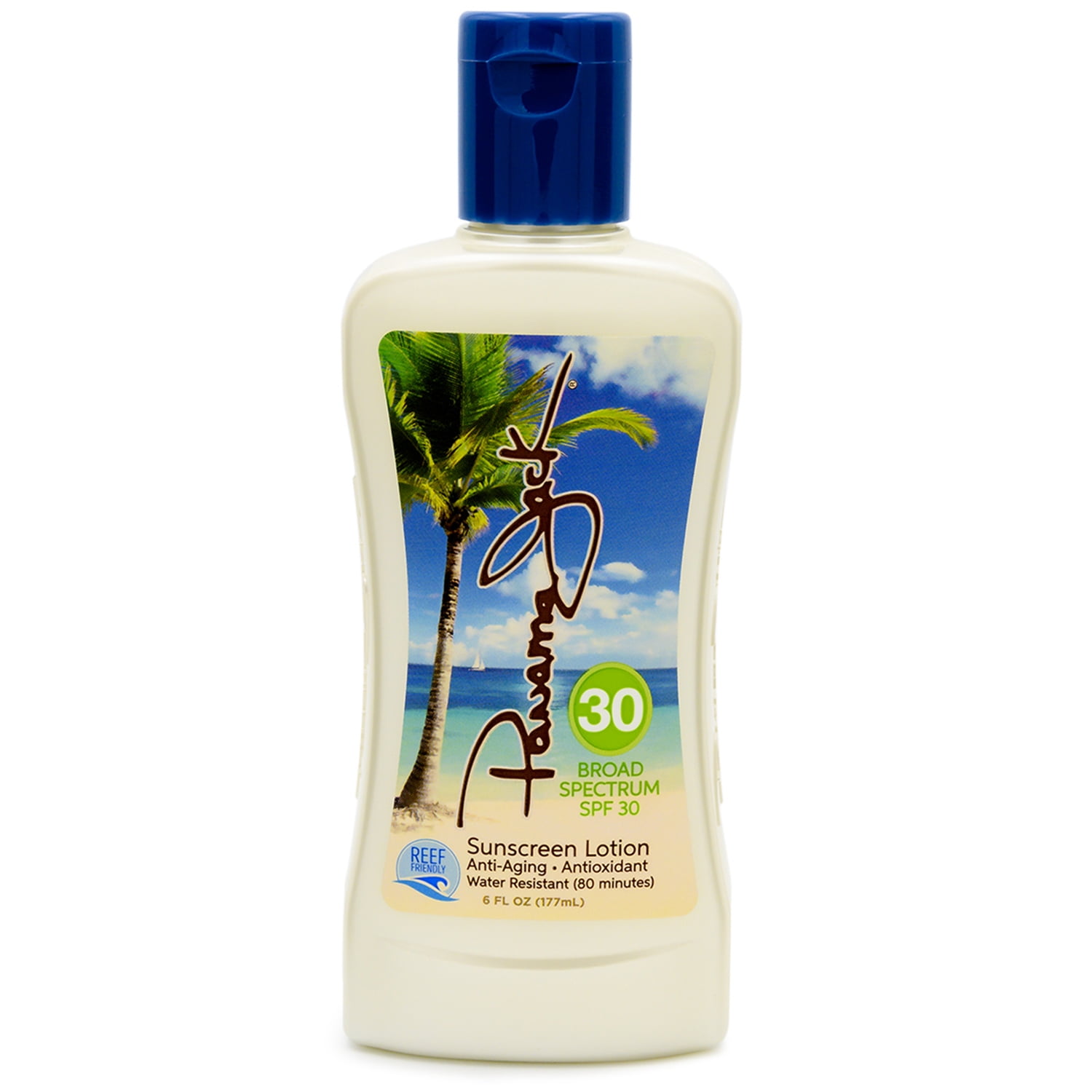 Panama Jack Sunscreen Suntan Lotion SPF 30, Broad Spectrum UVA/UVB Protection, ReefFriendly