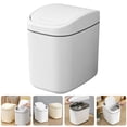 thumbnail image 4 of Eease Small Trash Can With Lid Plastic Waste Basket Office Trash Can Desktop Garbage Can, 4 of 6