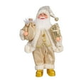 thumbnail image 3 of shamjina Christmas Doll Christmas Decor Santa Claus Figurine for Holiday Desktop Home gold, 3 of 8