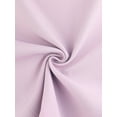 thumbnail image 6 of INSPIRE CHIC Women's Solid Peter Pan Collar Ruffle Hem Belted Short-Sleeve Mini Dress XS Light Purple, 6 of 6