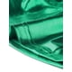 thumbnail image 5 of Top corto metálico para mujer Cuello falso Cremallera frontal Sin mangas Holográfico Sparkle Party Verde L, 5 of 6
