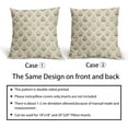 thumbnail image 6 of Spring Floral Easter Block Print Pillow Covers 18x18 Inch Set of 2, Pink Yellow Blue Purple Flower Holiday Decorative Throw Pillowcases Outdoor Farmhouse Cushion Covers Sofa Couch Bed Decor, 6 of 6
