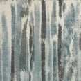 thumbnail image 3 of 3'x5' Teal Blue Machine Woven Abstract Stripes Indoor Area Rug, 3 of 4