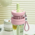 thumbnail image 4 of Tasse à Thé en Plastique avec Paille et Poignée, Grande Capacité Portable pour Hommes et Femmes, 4 of 6