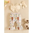 thumbnail image 2 of Bagilaanoe 2pcs Newborn Baby Girl Long Pants Set Sleeveless Camisole Tops + Flare Trousers 3M 6M 12M 18M Infant Casual Outfits, 2 of 9