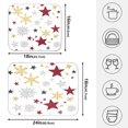 thumbnail image 2 of Ryvnso Christmas Snowflake Stars Dish Drying Mat for Kitchen Countertop 18x24 Large Dish Pad Drainer Rack Dish Sink Mats, 2 of 7