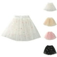 thumbnail image 4 of KAUOD Girls Mesh Tulle Tutu Skirts Cute Flower Tiered Pleated Skirt Kids Toddler Ballet Dance Party Short Dress, 4 of 4