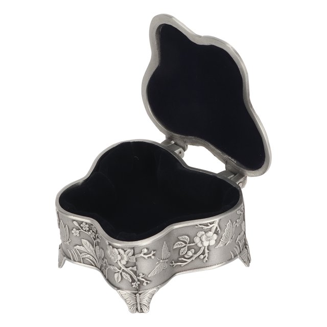 Butterfly Shaped Jewelry Box,Butterfly Shaped Jewelry Box Flower Engraved Jewelry Box Zinc Alloy Jewelry Box Proven Performance