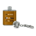 thumbnail image 2 of I'm Retired Tired and Tired Again Funny Stainless Steel 1oz Mini Flask Key Chain, 2 of 3