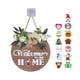thumbnail image 1 of Inteprter Placas de bienvenida de Año Nuevo de Acción de Gracias, patio trasero, puerta de entrada de jardín, letreros de colgantes, decoración Kits de decoración para fiestas Lazo Inteprter HA065332-01, 1 of 6
