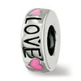 thumbnail image 1 of Fancy Bead White Sterling Silver Themed Pink 9.8 mm 3.7, 1 of 4