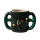 thumbnail image 1 of Taza de acero inoxidable con forma de volante de resina, 1 of 7