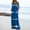 Light Blue Wide Leg Jumpsuits for Women, variant on Dyegold Jumpsuits for Women Casual, Jumpsuits for Women Striped Tie Dye Straight Wide Leg Stretchy Trousers Long Pants Sleeveless ​Square Neck ​Rompers