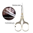 thumbnail image 3 of 2pcs Small Vintage Precision Scissors ,for Hair trimming,Beard, for Embroidery,Craft & Everyday Use, 3 of 5