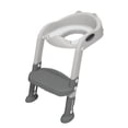 thumbnail image 1 of Asiento de entrenamiento para orinal plegable antideslizante con taburete Gris y blanco, 1 of 8