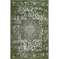 thumbnail image 1 of Unique Loom Tapis de Bordure Richmond 2' x 3' Rectangle Vert/ivoire, 1 of 1