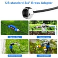 Misting Cooling System 60FT + Extra DIY 13FT Misters Line , Outdoor