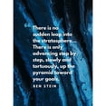 thumbnail image 3 of ArtsyQuotes 15x18 Black Modern Framed Museum Art Print Titled - Ben Stein Quote: No Sudden Leap, 3 of 5