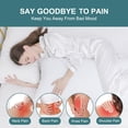 thumbnail image 2 of Almohada corporal DOWNCOOL, grande, 20 x 54 pulgadas, para dormir de lado, 2 of 5