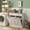 White, variant on HOMCOM Tilt Out Laundry Hamper Cabinet Bathroom Storage Cabinet with 2 Removable Baskets and 2 Drawers, White