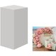 thumbnail image 1 of wonima02 Solid White Square Cylinder Plinth Covers for Parties Decorations Pedestal Covers Tablecloth Baby Bridal Shower Wedding Birthday Party Banquet Decor, 1 of 1