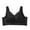 Black, variant on Lace Wireless Bras for Women Breathable Comfy Soft Full Coverage Bralettes Deep V No Underwire Tshirt Sleepwear Bra Mint Green 42