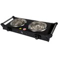 thumbnail image 3 of Reacondicionado Parrilla Eléctrica IUSA, 2 Quemadores de Espiral con Asa, 2000 W., Color Negro, 3 of 5