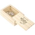 thumbnail image 4 of Koyal Wholesale Will You Marry Me? Engraved Wood Ring Box with Lid, Ring Bearer Box, Keepsake Ring Box, Rustic Proposal, 4 of 4