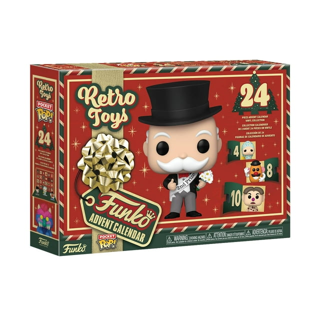 Calendario de Adviento Funko Pop! Hasbro Retro Toys 2024 con 24 figuras