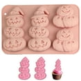 thumbnail image 2 of MOQIN Halloween Candy Silicone Mold Set with Pumpkin Bat Witch Hat Designs, for Gummy Fondant Baking Ice Cube Sugar Halloween Cupcake Treats DIY Crafts, 2 of 4