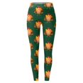 thumbnail image 5 of Thanksgiving Leggings for Women Elastic High Waist Tummy Control Festive Print Tights Pants Workout Yoga Pants, 5 of 5