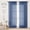 Dusty Blue, variant on Chyhomenyc White Sheer Curtains 63 Inch Length 2 Panels Set, Solid Soft Airy Light Filtering Voile Window Sheer Curtain, Rod Pocket Clip Jacquard Drapes for Living Room Bedroom, Each 42"W x 63"L