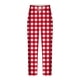 thumbnail image 1 of Pantalones largos para hombre, informales, a la moda, con estampado, cintura elástica, rectos, de poliéster, 1 of 3