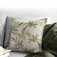 thumbnail image 2 of Renee Palm Green Decor Pillow (Feather Insert) 14"x20" Rectangle, 2 of 5