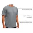 thumbnail image 4 of Remera CRZ YOGA Textura Ligera Deportiva Gris Plata S, 4 of 5
